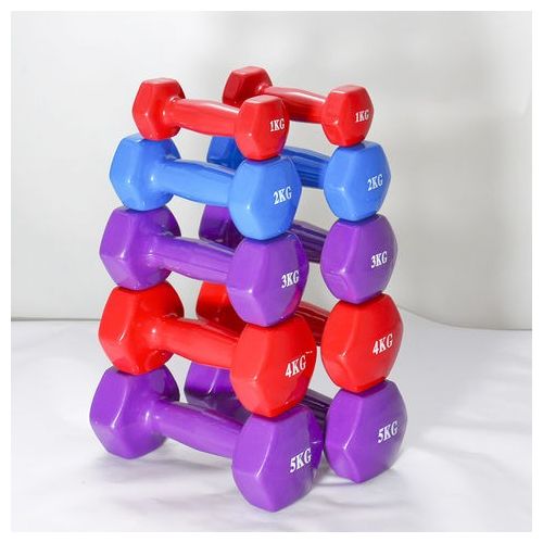 Neoprene Vinyl Aerobic Dumbbells (1-5KGS)