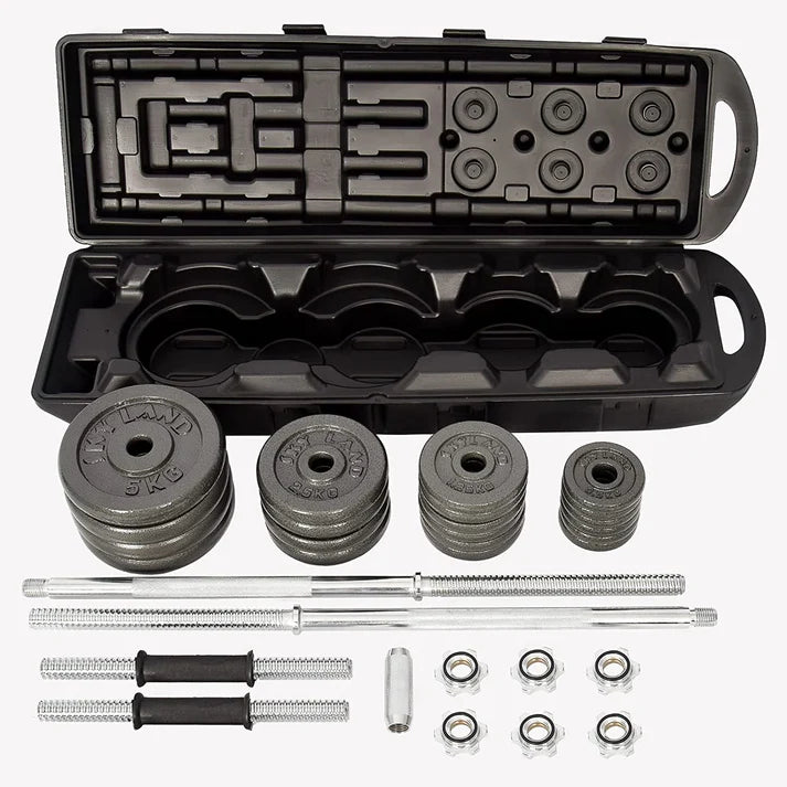 50kg Cast Iron Dumbbells Set