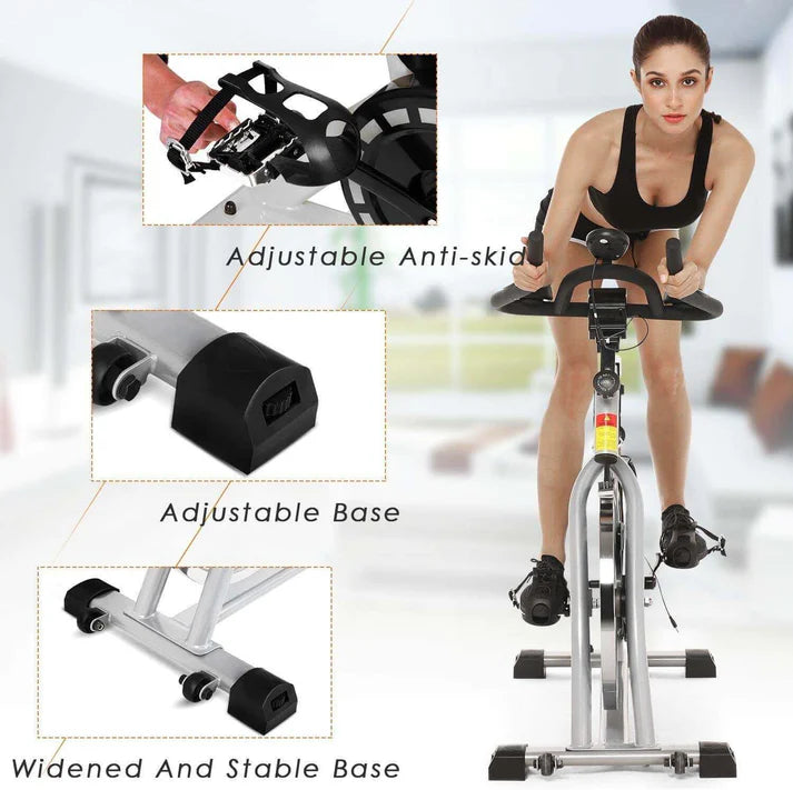 Heavy Duty Domestic Spin Bike (Crystal / Ancheer SJ-3373)