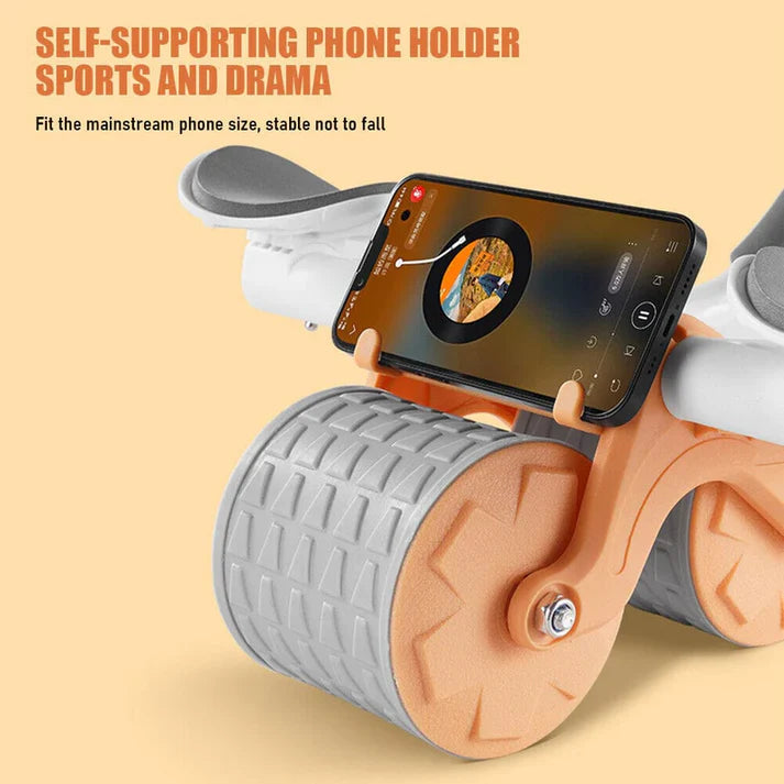 Automatic Rebound Ab Roller Wheel with Elbow Support