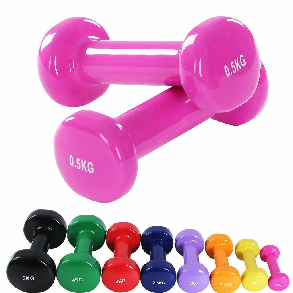 Neoprene Vinyl Aerobic Dumbbells (1-5KGS)